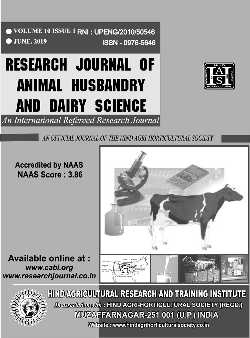 Research Journal of Animal Husbandry and Dairy Science